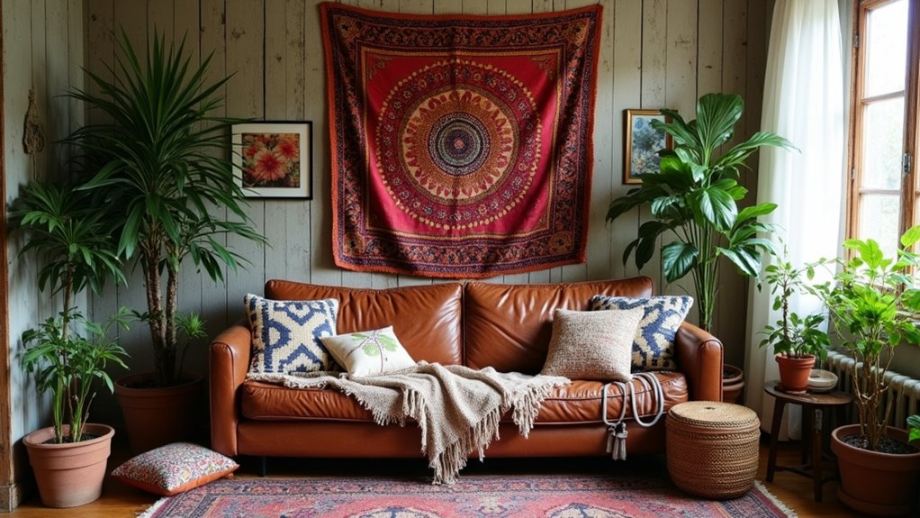 balancing eclectic boho decor