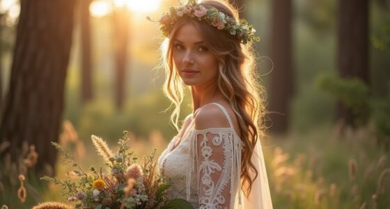 bohemian bridal style elegance