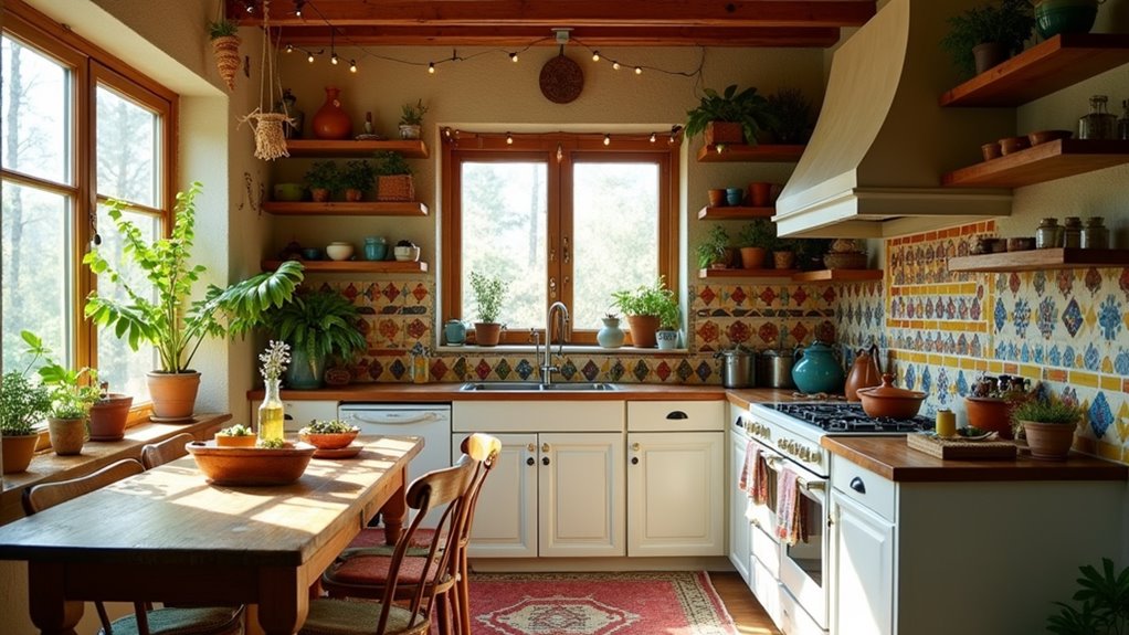 bohemian kitchen decor ideas