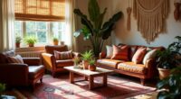 boho cozy eclectic makeover