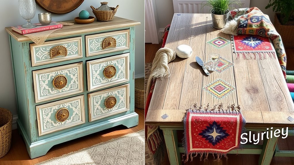 boho furniture upcycling tips