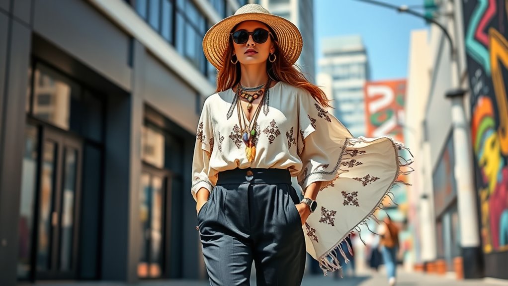 boho modern textured eclectic style