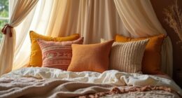 boho pillows canopies textiles
