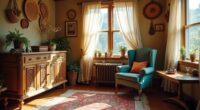 boho vintage thrift decor