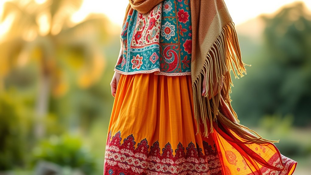 color coordinated pattern mixing