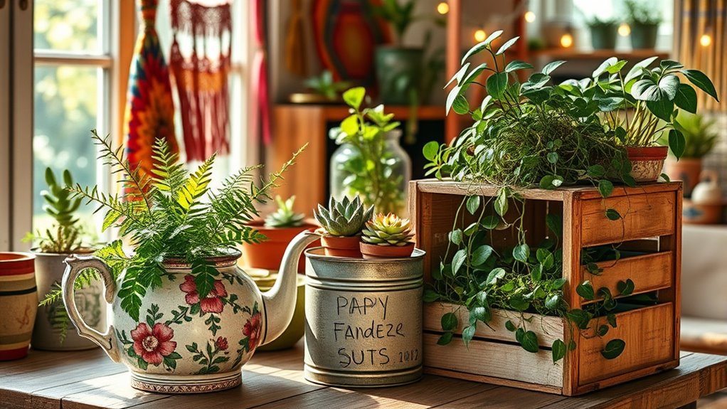 creative upcycled planter ideas