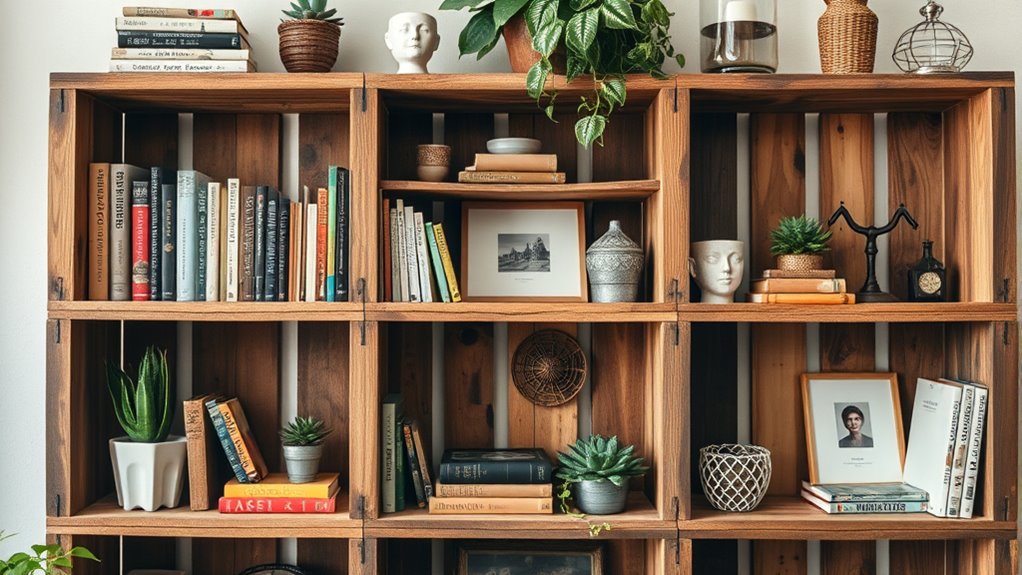 diy rustic storage solutions