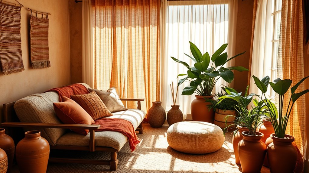 earth tones foster comfort