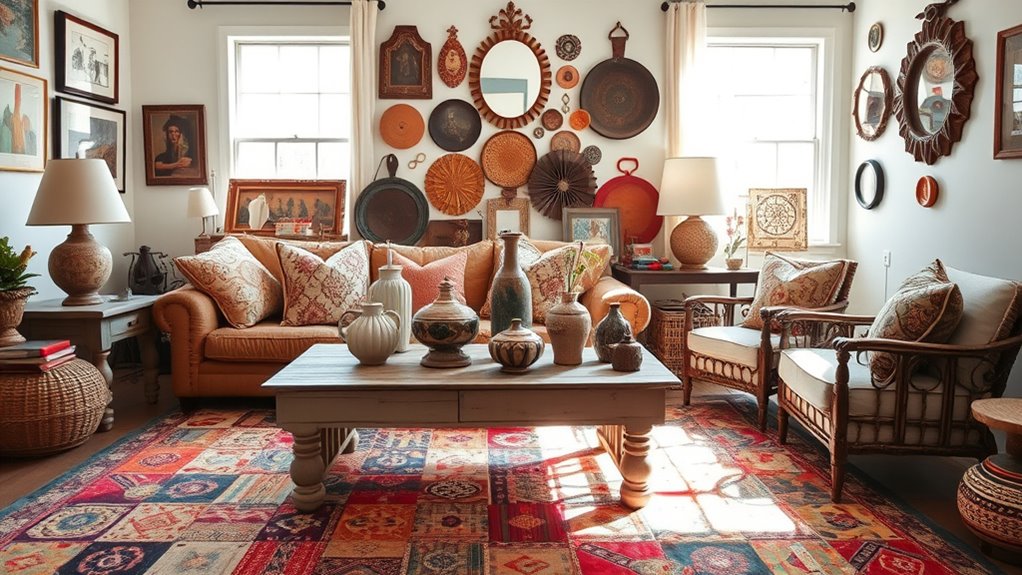 eclectic vintage cultural fusion