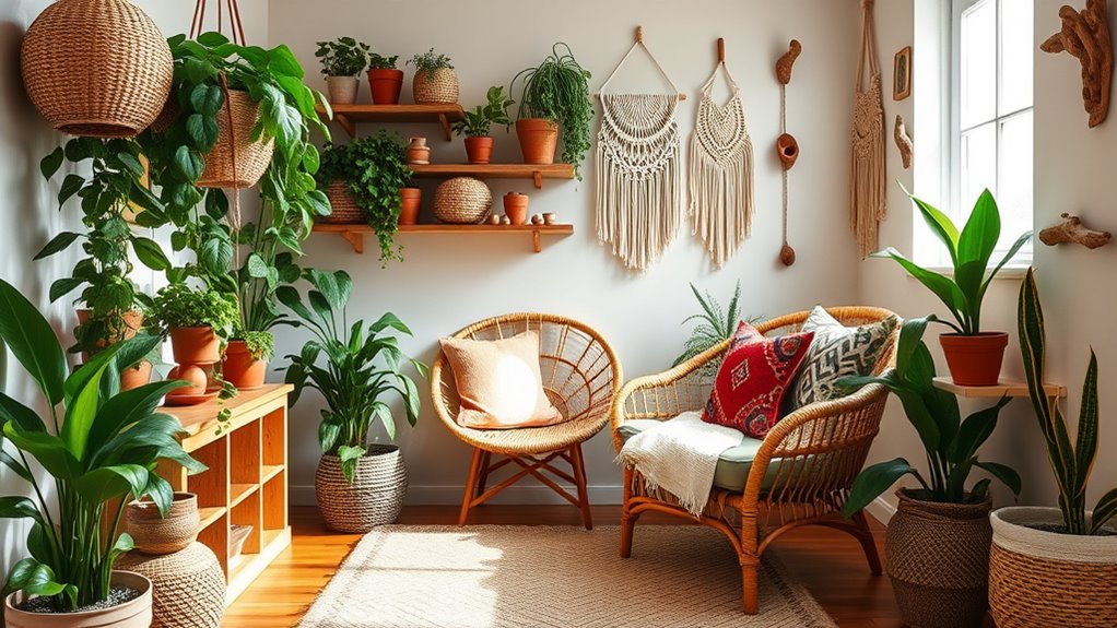 eco friendly greenery accents