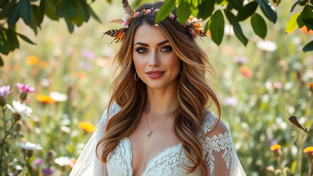 effortless natural bridal beauty