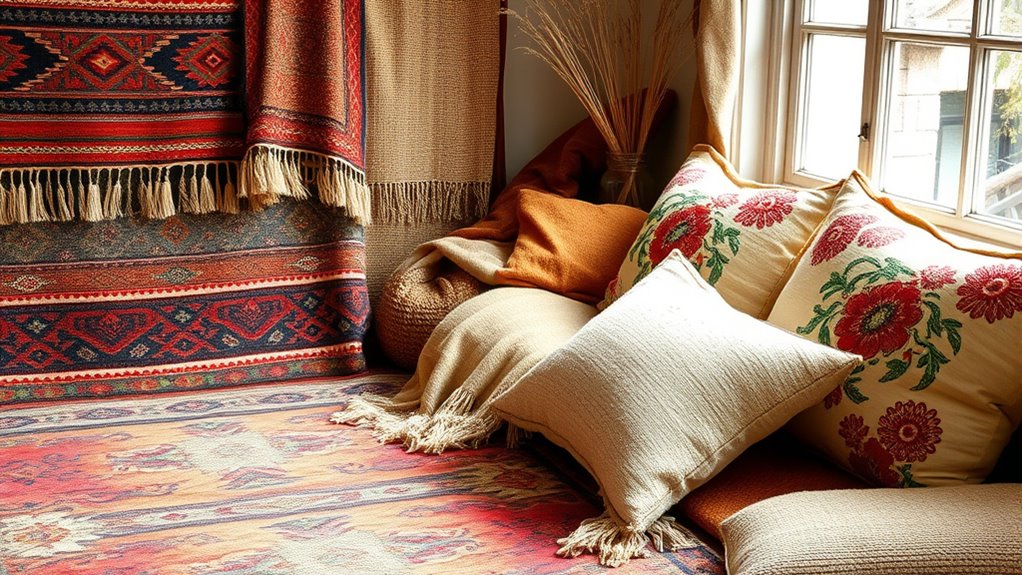 handmade vintage textile collection