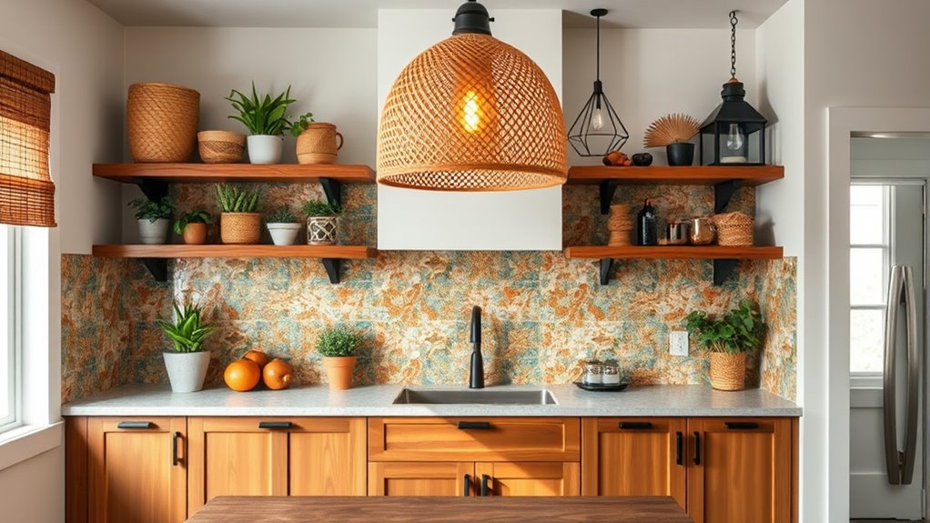 layered artistic lighting fixtures