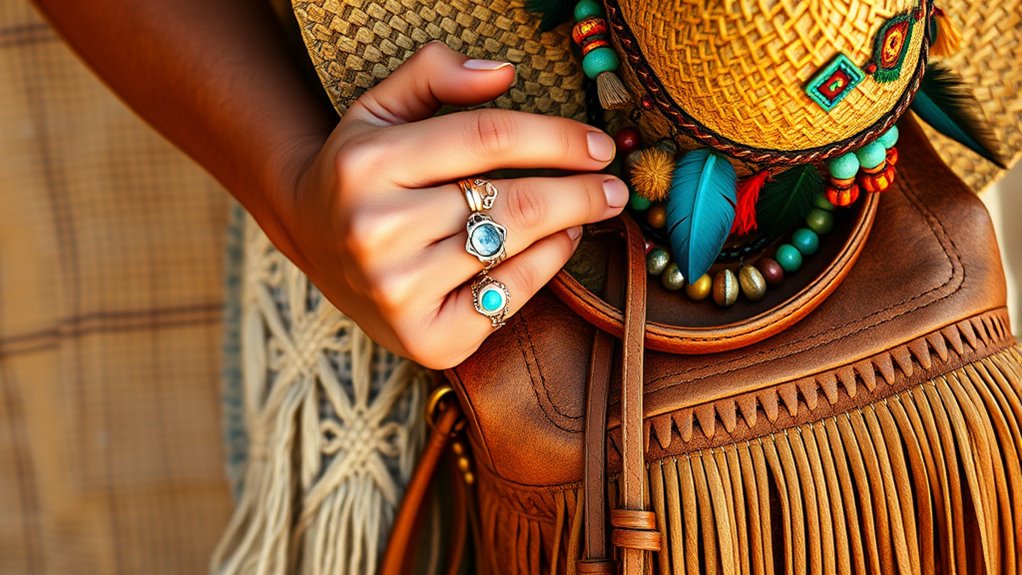 layered boho ring mix
