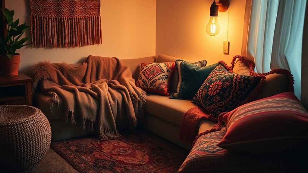 layered warm ambient lighting