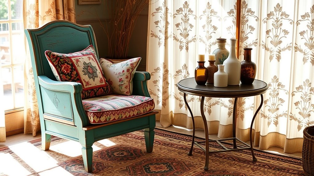 mixing textures and patterns
