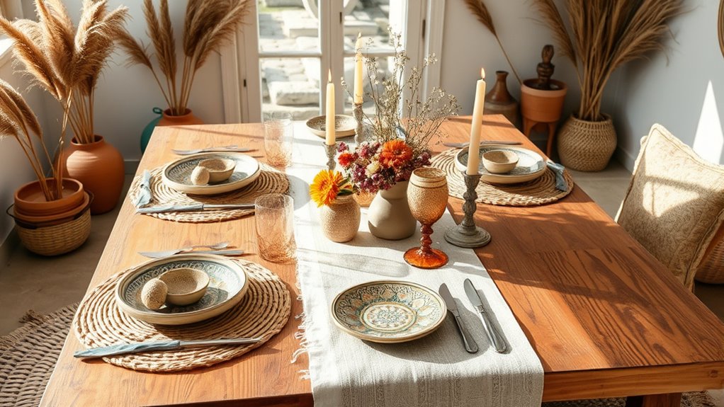 natural textures and materials
