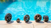 top pool cleaner wheels