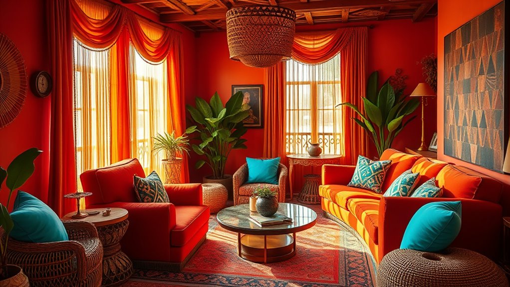 use vibrant color accents