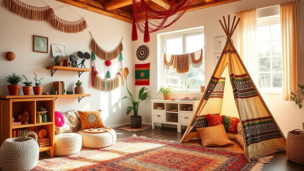 vibrant earth tone fusion