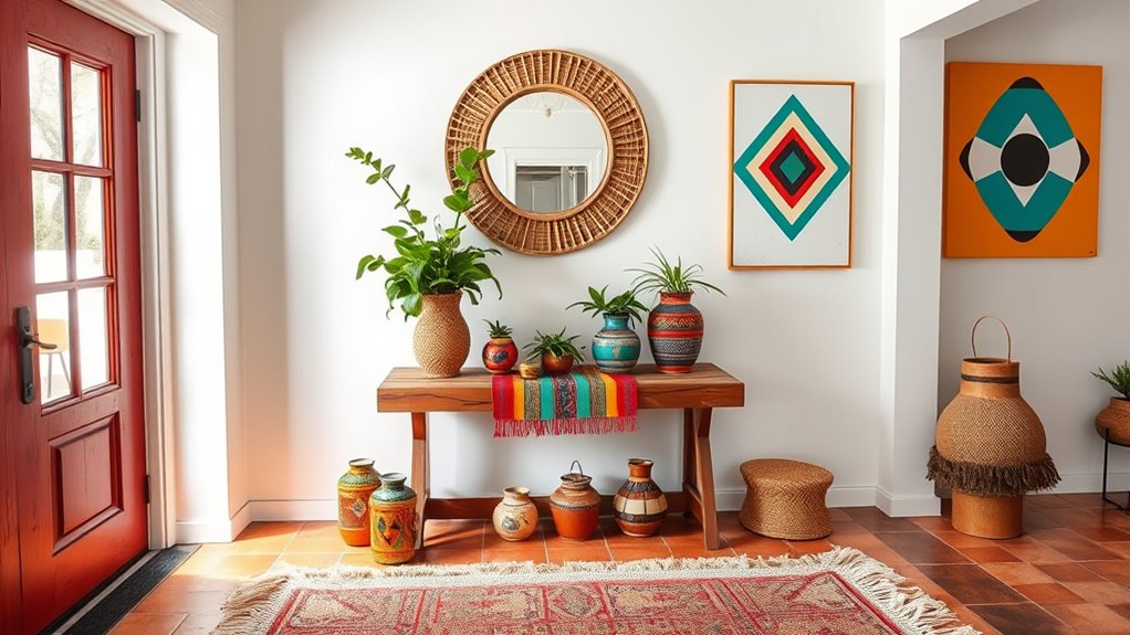 vibrant patterned statement accents