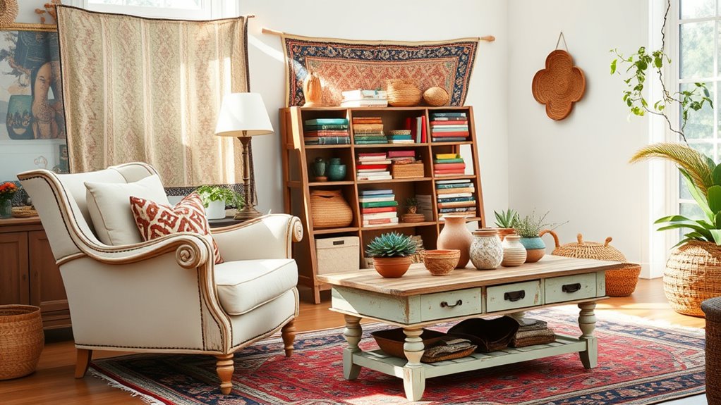 vintage items become statement pieces