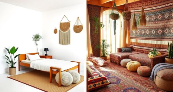 boho bedroom style comparison