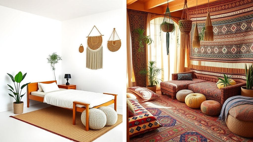 boho bedroom style comparison