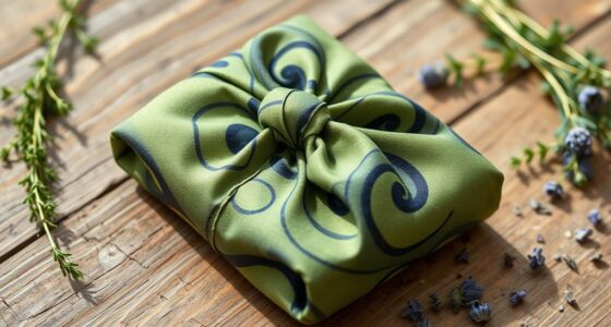 eco friendly fabric gift wrap