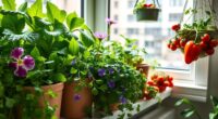 indoor edible plant foraging