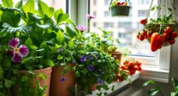 indoor edible plant foraging