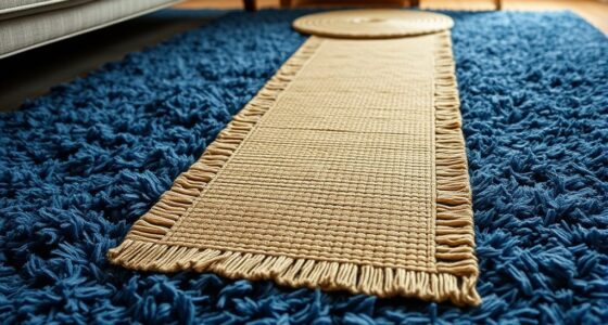 layering rugs for warmth