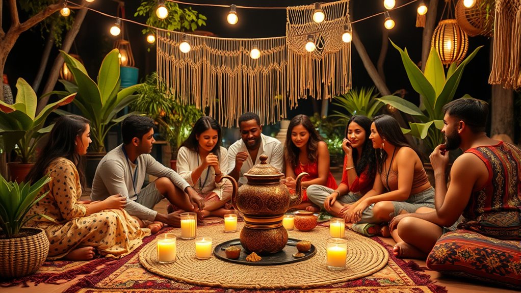 mindful boho tea ceremonies