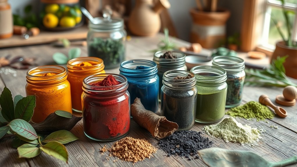 natural pigments for sustainable art