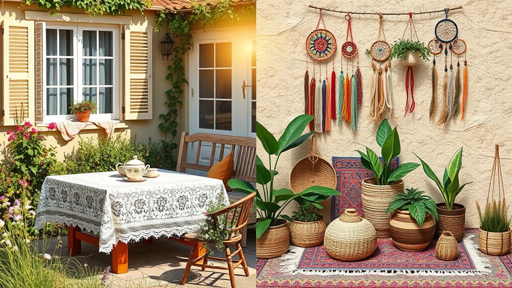 nostalgic rustic versus eclectic