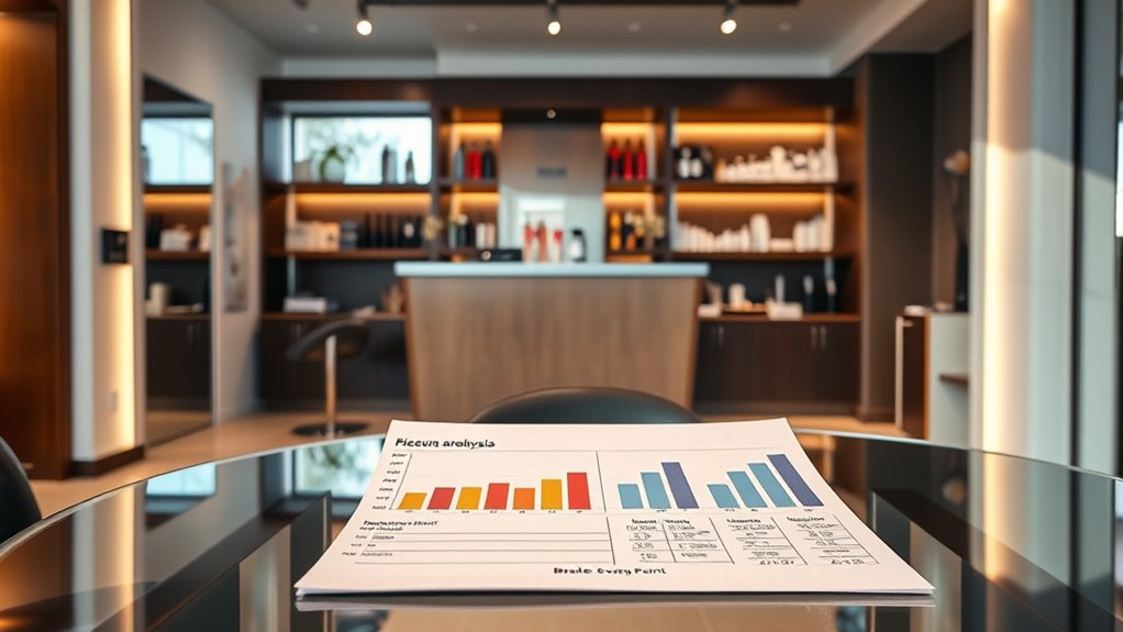 salon service profit analysis