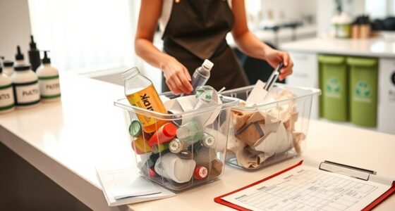 salon waste audit procedures