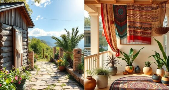 style comparison cottagecore versus boho