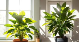 sunlight direction influences plant vitality