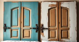 transforming doors into headboards