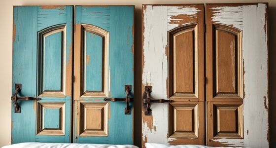 transforming doors into headboards