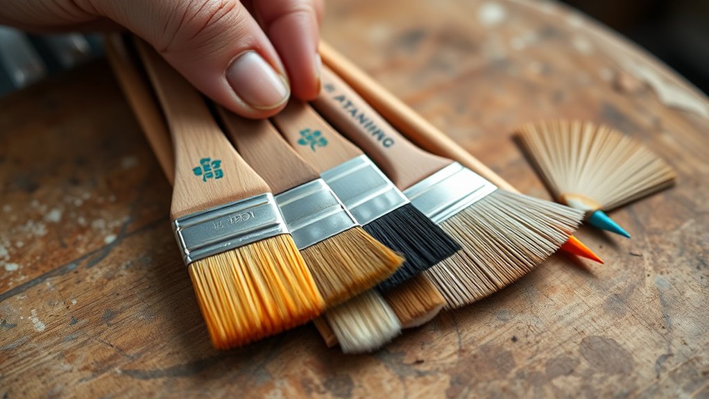 choose appropriate brush size