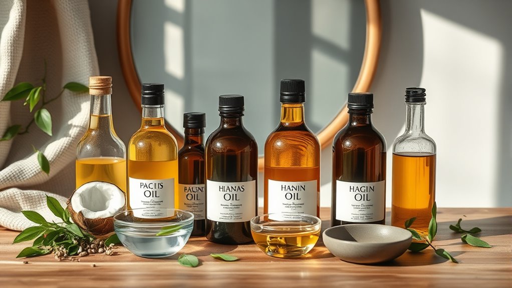 choose oils based on hair
