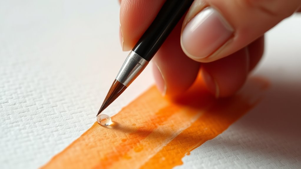 control brush and medium