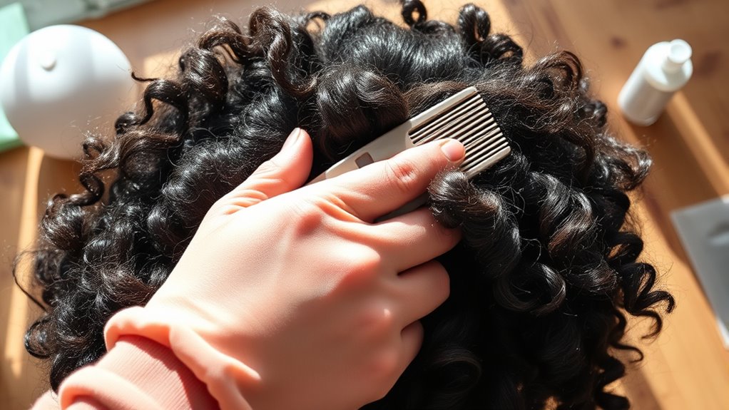 gentle detangling prevents damage
