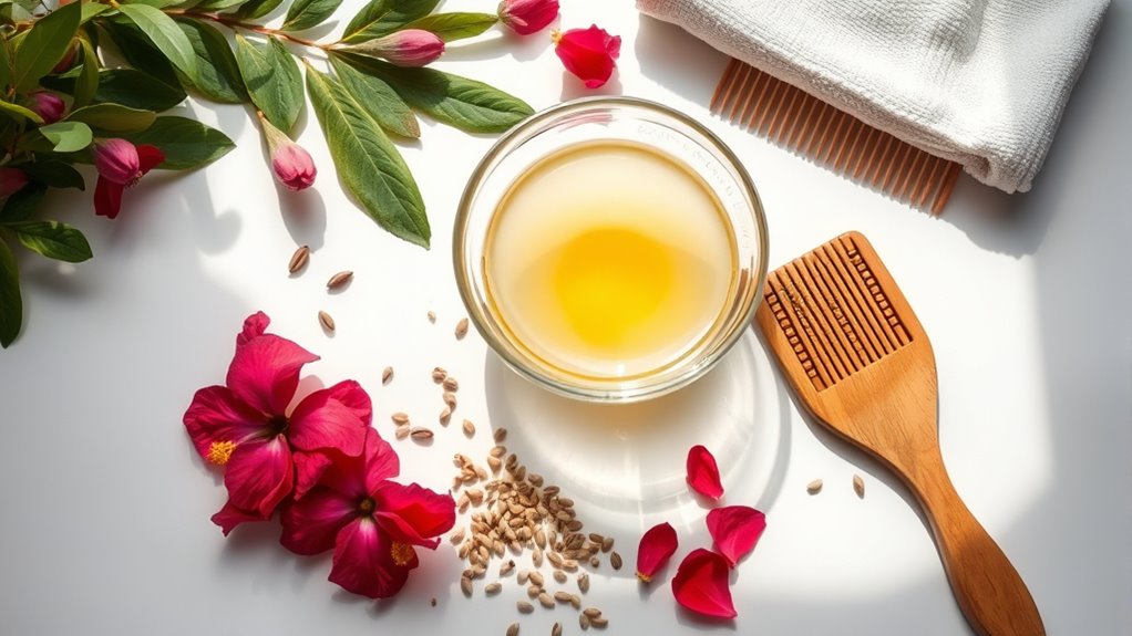 gentle washing for shiny hair