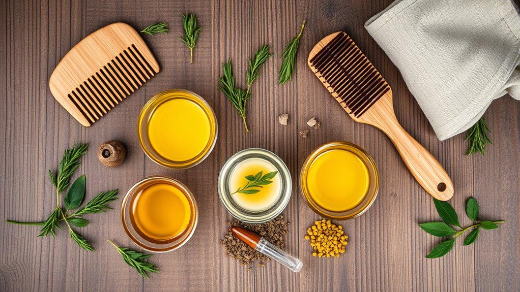 hair oiling routine steps