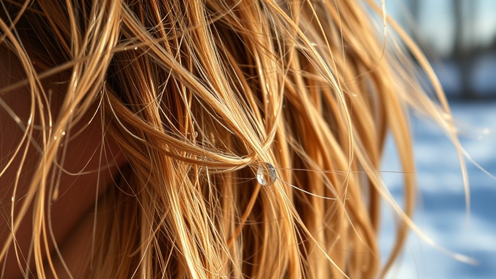 hard water damages hair