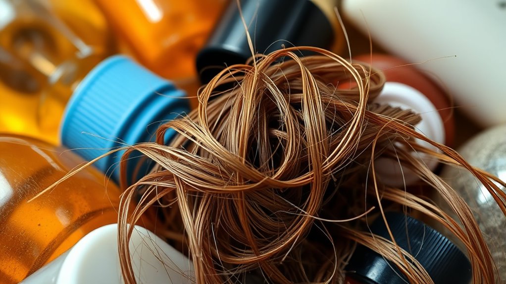 harsh chemicals damage hair
