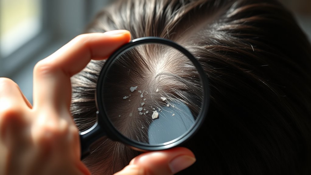 regular dandruff monitoring schedule